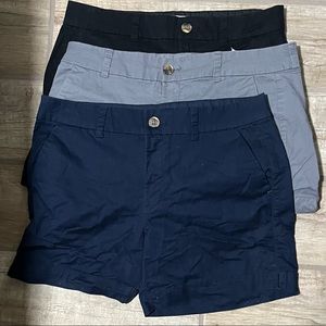 Women 3 pairs of Gap Shorts
